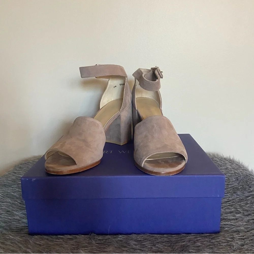 Stuart Weitzman Haze Suede Sohogal Heel